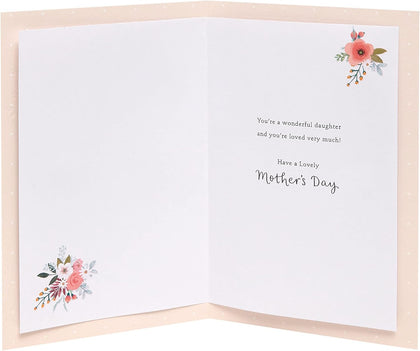 Sparkle Blooms Galore Design For Daughter Mother's Day Card