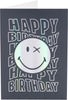 Smiley World Birthday Card