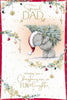 Bear Carrying Tree Special Dad Christmas Card