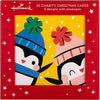 Festive Characters Pack of 20, 4 Designs Multipack Kids Charity Christmas Cards