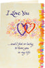 I Love You And I Feel So Lucky Open Card