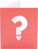 Question Mark Design From A Secret Admirer Valentine's Day Card
