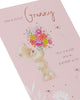 Teddy & Flowers Design Granny Birthday Card