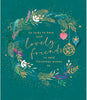 Wreath Design Lovely Friends Christmas Card