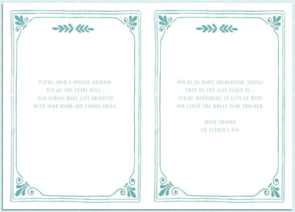 No One Else is Quite Like You Grandad Father's Day Card