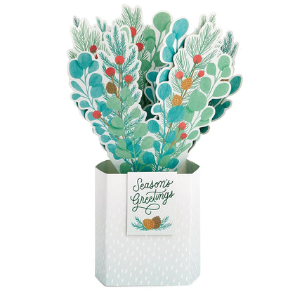 Paper Wonder Plant Season's Greetings Christmas Card