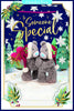 Bears Holding A Heart Someone Special 3D Christmas Keepsake Card