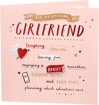 Sweet Design Girlfriend Valentine's Day Card