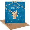 Boofle with Bunting Stepdad Birthday Card