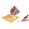 A Bouquet of Joy Butterfly Bloom 3D Pop Up Greeting Card