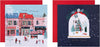 Street Scene & Snow Globe 16 Pack 2 Designs Charity Christmas Cards