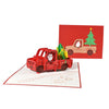 Tree Delivery Festive Truck 3D Pop Up Christmas Card