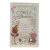 Best Wishes On Your Silver Anniversary Opacity Card
