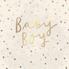 Stunning Luxury Foiled New Baby Boy Birth Congratulations Card