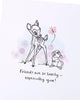 Bambi & Thumper Design Disney Classics Birthday Blank Card