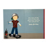 Age 9 Male Juvenile Boy On a Skateboard Birthday Card