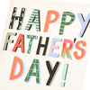 Colourful Vibrant Lettering Father's Day Card