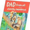 Four Monkeys Design for Dad From All Father's Day Card