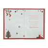 For a Special Grandma and Grandad Gold Frame Design Christmas Card