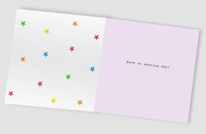 Magical, Bubbly Fun! Birthday Hand-Finished Greeting Card