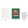 Festive Basket with Santa & Holiday Decor 3D Pop Up Christmas Card