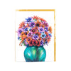 Daisy Delight Vibrant Pop Up Flower Vase Card