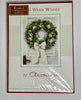 Pack of 24 x 6 Traditional Xmas Holly Wreath Christmas 144 cards