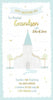 Chapel and Sentiment Verse Beautiful Grandson Christening Congratulations Card