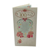 Happy Birthday 100 Today! Open Female Soft Whispers Card