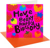 Strawberries Design Birthday Card
