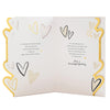 Gold Foil Hearts Design & Heartfelt Verse Foe One I Love Birthday Card