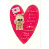Two Boofles Hugging Valentine's Day Card