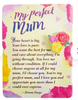 Miniature Easel Print with Magnet My Perfect Mum Mother's Day Christmas Birthday