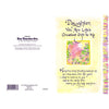 Daughter You Are Lifes Greatest Gift Sentimental Verses Keepsake Greeting Card