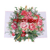 Pink Wrapped Rotating Peony 3D Pop Up Greeting Card