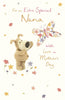 Boofle With Butterfly Nana Mother's Day Card