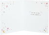Hearts and Starts in Heart Shape Mum to Be Congratulations Card