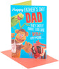 Disney The Muppets and Kermit Design Dad Father's Day Card