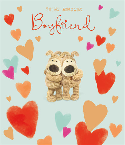 Boofles Standing With Their Arms Around Each Other Valentine's Day Card