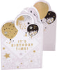 Die-Cut Metallic Balloons Design Birthday Card