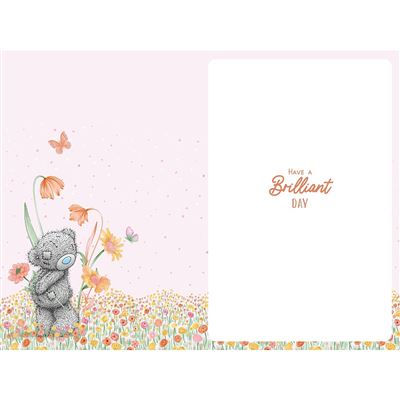 Bear Laying In Meadow To My Wonderful Mam Mother's Day Card