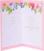 Pink Florals In A Vase For Wife Mother's Day Card