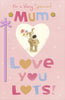 Boofle with Flower Special Mum Mother's Day Card