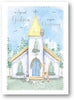Church, Animals and Sentiment Verse Special Godson Christening Congratulations Card