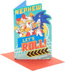 Sonic the Hedgehog  Let's Roll Design Nephew Birthday Card