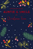 Amazing Time Auntie and Uncle Christmas Card