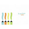 Highlighter Pens Design Good Luck At College Card