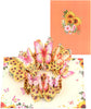 Flower & Butterfly Orange 3D Pop Up Greeting Card