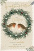 Robins On A Wreath Grandson and Partner Christmas Card