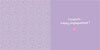Gold and Pink Stars Design Engagement Congratulations Card